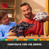 LEGO Star Wars 75389 Halcón Oscuro - Maqueta de Juguete de Nave Estelar para Jugar y Exponer - Cañones Automáticos, Giratorios y 6 Minifiguras Inc. C-3PO - Regalo para Niños de 10+ Años y Fans