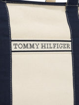 Tommy Hilfiger Bolso Tote Mujer Summer Canvas con asa, Azul (Space Blue), Talla Única