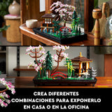 LEGO 10315 Icons Jardín Meditativo, Jardín Zen Botánico para Adultos con Flores de Loto, Decoración de Escritorio Personalizable, Inspirado en Tradiciones Japonesas, Regalo de Jardinería Mindfulness