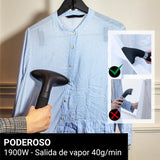 STEAMONE - Plancha de vapor 1900W 40g/min - Plancha vertical vapor 60min de autonomía (1200ml) - Elimina el 99,99% de las impurezas - Listo en 60s - Unilys UNI900GB