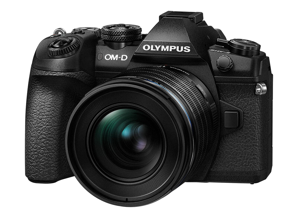 Olympus Objetivo M.Zuiko Digital ED 17 mm F1.2 Pro, Longitud Focal Fija rápida, Apto para Todas Las cámaras MFT (Modelos Olympus OM-D & Pen, Serie G de Panasonic), Negro