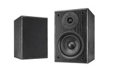 Dual Juego de altavoces activos LS 100 (entrada fono, amplificador integrado para tocadiscos, par) Negro