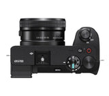 Sony Alpha 6700 (APS-C) cámara con Objetivo de 16-50 mm: Enfoque automático AI, estabilización de 5 Ejes, vídeo 4K 120p, Pantalla táctil, Ideal para Vlogs y fotografía