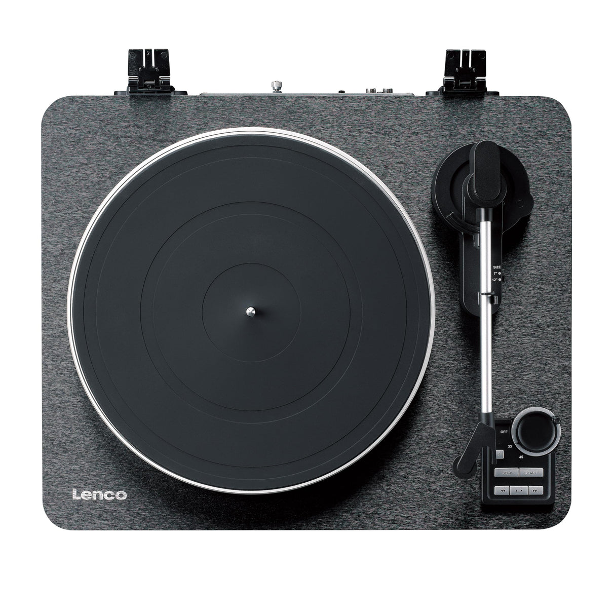 Lenco LBTA-165BK Tocadiscos Totalmente automático - Bluetooth 5.3 - Carcasa de Madera - Platos de Metal y Pastilla AT3600L - Arranque automático y Retorno automático - 2 velocidades (33/45 RPM) -