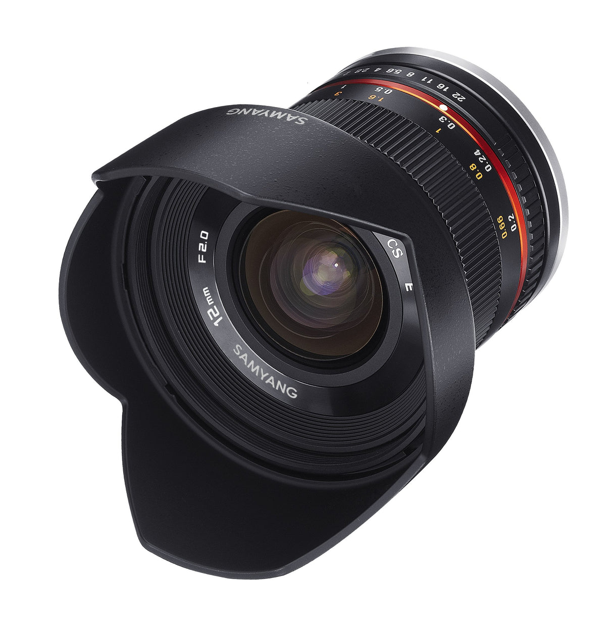 Samyang SY12M-FX-SIL - Objetivo Gran Angular para cámaras Fujifilm X-Mount (12 mm, F2.0)