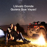 Pyle altavoces bluetooth, Impermeables, Luces LED multicolores, 6.5” y 800V, Estereo, Inalambricos, Para exteriores, Ideal para coches y barcos