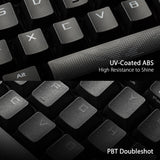 ASUS ROG Strix Scope II 96 Wireless - Teclado mecánico Gaming - Tri-Modo, Controles multifuncionales, interruptores y estabilizadores ROG NX Snow y Hot-Swap, 3 ángulos de inclinación y reposamuñecas,