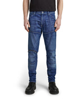 G-Star Para Hombre Jeans 5620 3D Zip Knee Skinny, Azul (faded water D01252-C051-D336), 28W / 30L