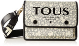 TOUS, BANDOLERA M. AUDREE K MINI para Mujer, BEIGE-NEGRO, MEDIANO