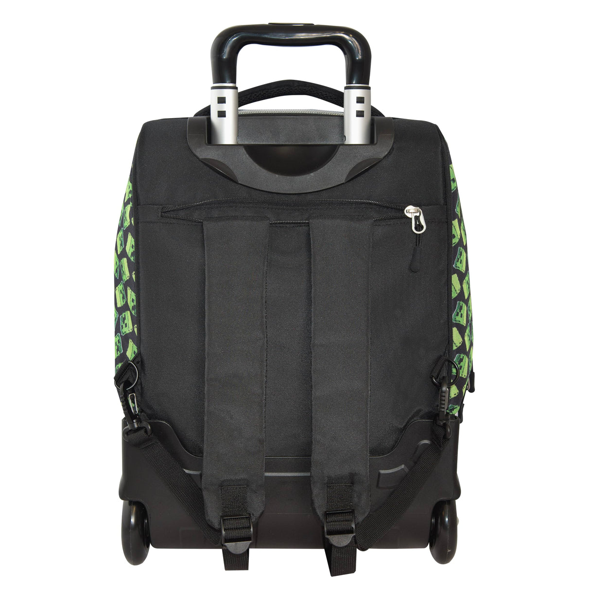 Franco Cosimo Panini Zaino, Mochila ORG.Trolley Premium Minecraft Movie Unisex niños, Negro/Verde, Medium