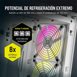 Corsair iCUE - Carcasa para PC 2000D RGB Airflow Mini-ITX - Factor de Forma Mini-ITX - Paneles de Malla de Acero - Soporte de GPU de Tres Ranuras - 3 Ventiladores AF120 RGB Slim incluidos -