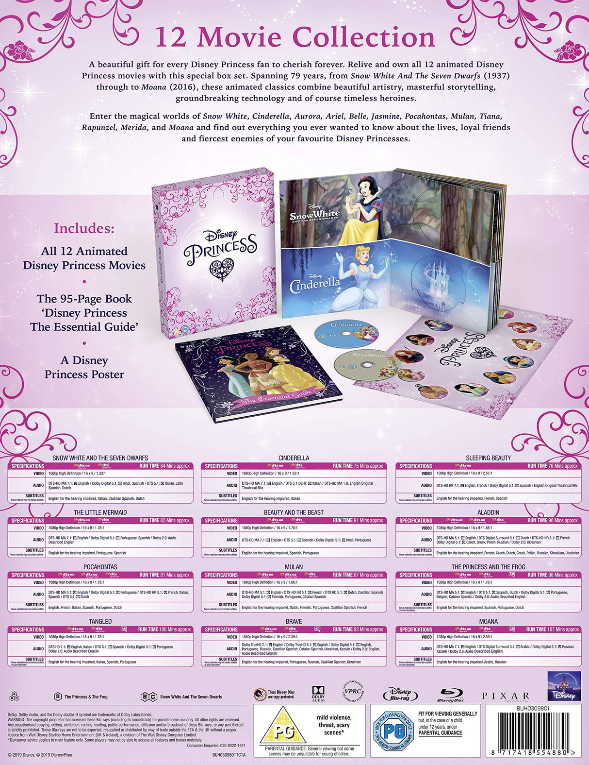 Disney Princess Complete Collectio [Blu-ray]