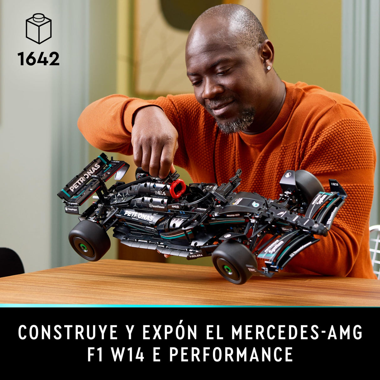 LEGO Technic Mercedes-AMG F1 W14 E Performance Maqueta de Construcción de Coche de Carreras a Escala, Regalo de Cumpleaños para Hombres y Mujeres, Decoración para el Hogar o la Oficina 42171