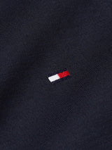 Tommy Hilfiger Sudadera con cremallera Hombre Essential Intechno 1/4 Zip con cuello alto, Azul (Desert Sky), 3XL