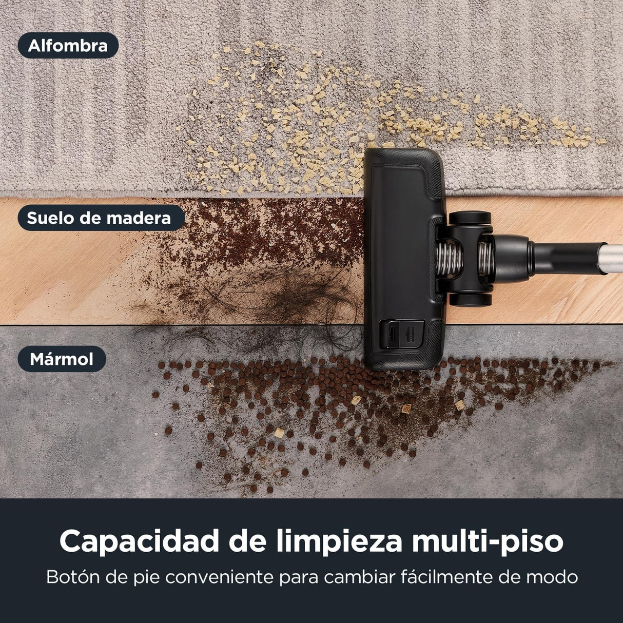 Eureka NEN300 Aspiradora con Bolsa, Aspiradora de Suelo de 62 dB(A) Ultra Silenciosa, 700 W, 2L, Aspirador potente y con Filtro Higiénico, Práctica para Suelos Duros, Parquet, Alfombras, Baldosas