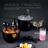 MasterPRO The Drop - Juego de coctelería de 6 Piezas de diseño en Acero Inoxidable - Elegante, Duradero y Multifuncional - Idea de Regalo Ideal (Navidad, Pascua, Boda) - Caja de Regalo incluida