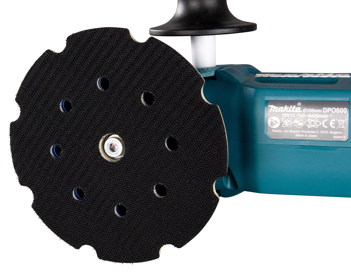 MAKITA DPO600Z PULIDORA ROTORBITAL BL 18V LXT 150MM, Multicolor (sin batería y cargador)