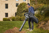 Alpina Soplador-Aspirador de Gasolina Alpina ABL 27 V, Motor de Dos Tiempos de 27,6 CC, 800 W, Tubo de soplado Desmontable, Incluye Tubo de aspiración y Bolsa de Recogida de 55 L