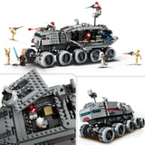 LEGO Star Wars 75413 Juggernaut de la República - Juguete de Construcción con 3 Figuras de Droides y 5 Minifiguras inc. Ki-Adi-Mundi con Espada Láser - Regalo para Niños de 9+ Años de Las Guerras Clon