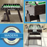 SereneLife futbolín plegable, Tamaño Completo, de 48" con 2 Mini balones, Marcador de puntuación, Patas sólidas y Resistentes, Mesa de fútbol para el hogar