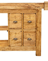Biscottini 3000005161734 Bancos de Trabajo, Madera, marrón, 184 x 74 x 92 cm