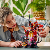 LEGO NINJAGO Meca Caballero del Fuego - Juguete de Construcción con Figura Articulada, 2 Minifiguras (inc. Kai) y Monstruo Marino - Kit de Maqueta - Regalo para Chicos de 14+ Años y Adolescentes 71846
