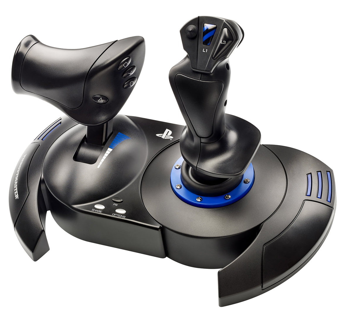Thrustmaster T.Flight Hotas 4 Joystick con mando de potencia desmontable, para PS4, PS5 y PC