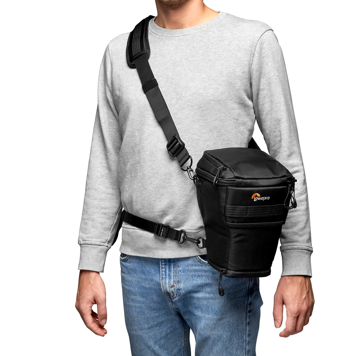 Lowepro ProTactic TLZ 70 AW DSLR toploader - expand to hold up to 24-70mm f/2.8 and lens hood with portrait grip - camera gear to personal belongings - for DSLR Like Canon 5D - LP37278-PWW