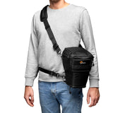 Lowepro ProTactic TLZ 70 AW DSLR toploader - expand to hold up to 24-70mm f/2.8 and lens hood with portrait grip - camera gear to personal belongings - for DSLR Like Canon 5D - LP37278-PWW