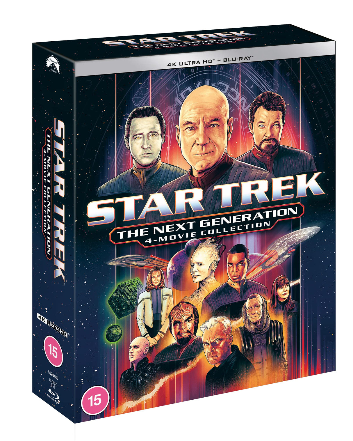 Star Trek: The Next Generation Movie Boxset 4K UHD [Blu-ray] [2023] [Region A & B & C]