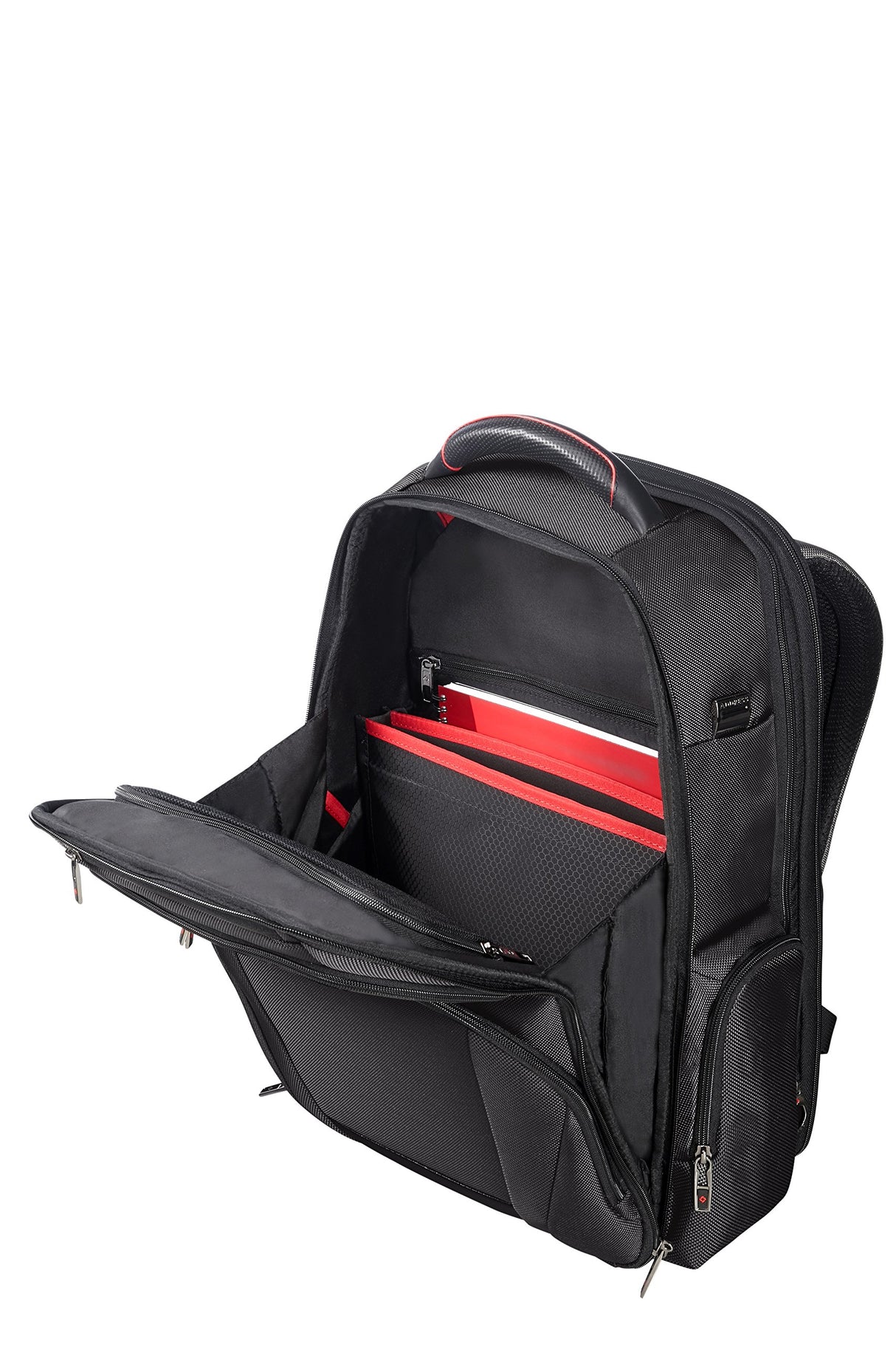 Samsonite Pro -DLX 5-17.3 pulgadas mochila para laptop expandible, 48 cm, 29/34 L, negro (negro)