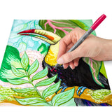 STAEDTLER Brush pen pigment Arts, tinta de dibujo premium, punta de pincel para ancho de línea variable, impermeable, secado rápido, 60 rotuladores en colores surtidos en estuche de cartón, 371 C60