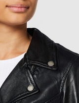 Freaky Nation Bali-FN SC Chaqueta de Cuero, Black, XL para Mujer