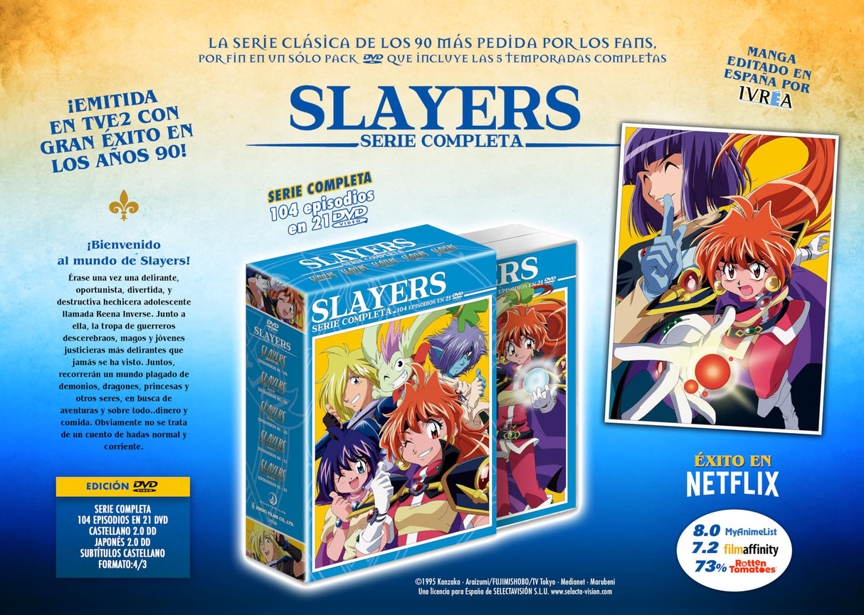 Slayers Serie Completa [DVD]