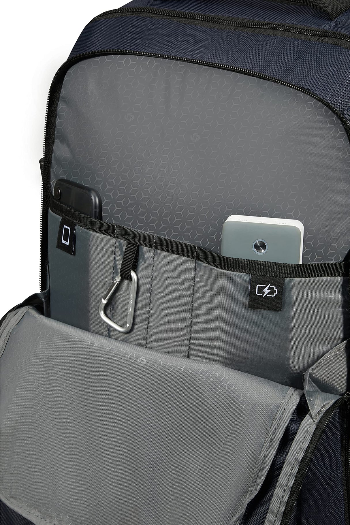 Samsonite Roader - mochila para computadora portátil con ruedas de 17.3 pulgadas, 55 cm, 28 l, azul (azul oscuro)