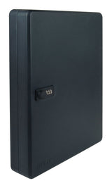 Helix Caja fuerte con cerradura de combinación (capacidad para 100 llaves), color negro