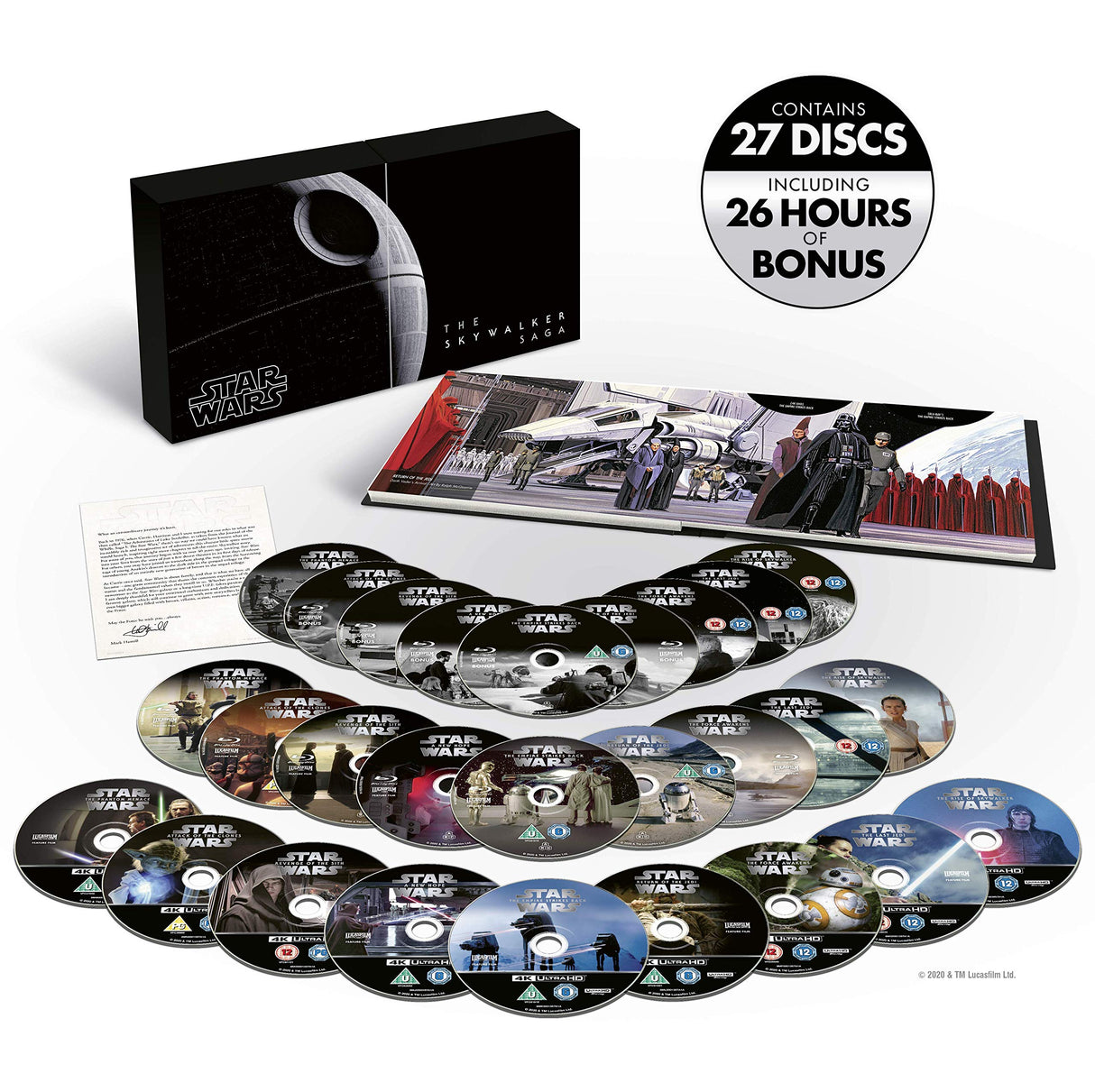Star Wars The Skywalker Saga [4k Ultra-HD + Blu-ray]