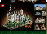 LEGO Architecture Castillo de Neuschwanstein - Maqueta DIY para Adultos Coleccionistas con Torres, Patios e Interior Detallado - Regalo de Monumento para Hombres y Mujeres - Decoración del Hogar 21063