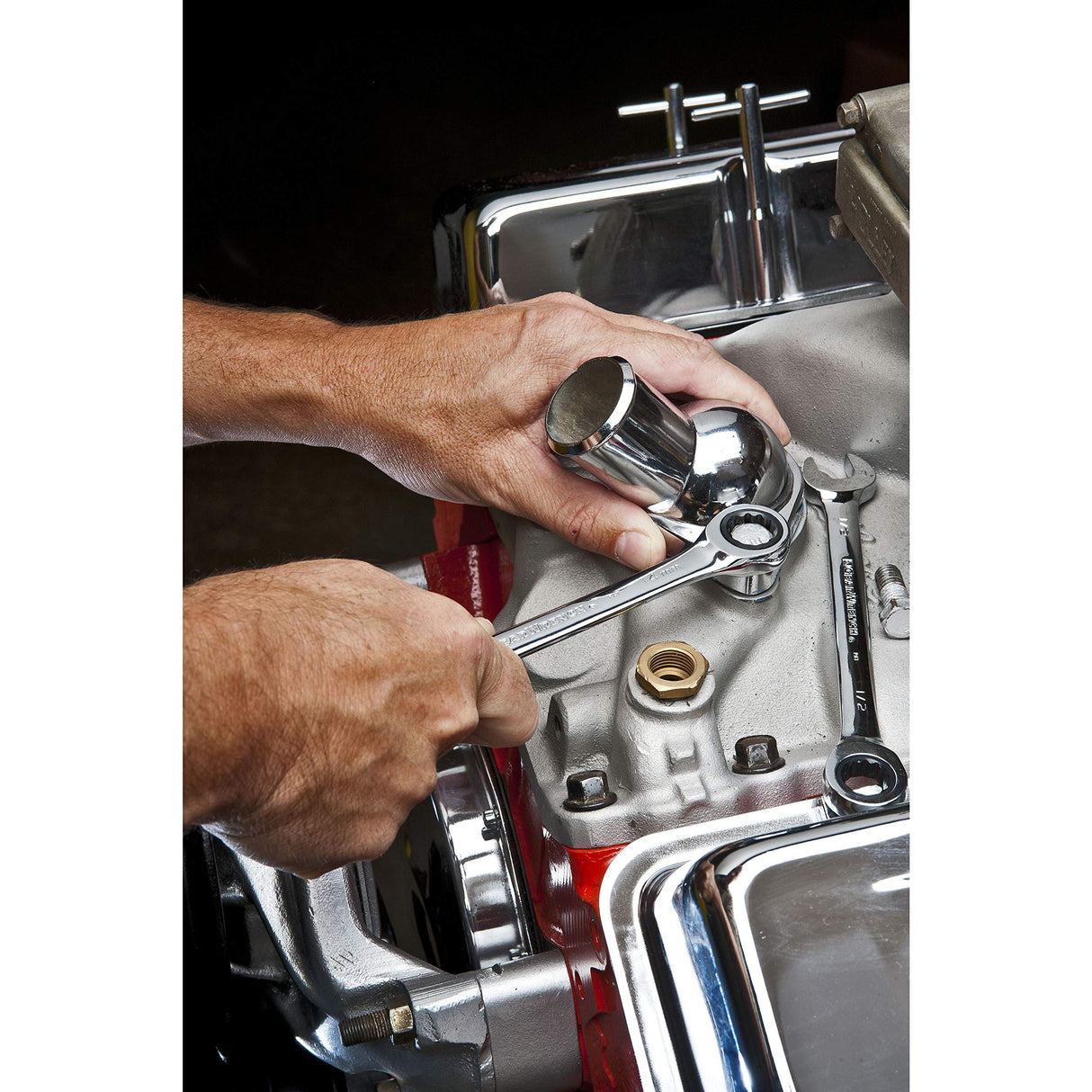 GEARWRENCH Juego de 34 llaves de trinquete estándar y gruesas, SAE y métricas - 85034
