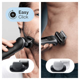 Braun Series 6 60-N7650cc Afeitadora Eléctrica Hombre de Lámina para Barba, con Centro de Limpieza SmartCare, Recortadora Barba, Depiladora Corporal, Uso en Seco y Mojado, Recargable, Inalámbrica,Gris