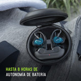 Shure AONIC 215 TW2 Aurictos de Aislamiento de Sonido inalámbrico True Wireless con tecnología Bluetooth 5, Fit Secure Over-The-Ear, 32 Horas de duración de batería (Gen 2) Azul