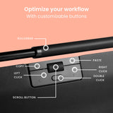 Contour Design RollerMouse Pro ratón Ambidextro RF inalámbrico + Bluetooth + USB Type-A Rollerbar 2800 dpi