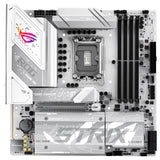 ASUS ROG Strix B860-G Gaming WiFi, Placa Base mATX, preparada para PC con IA Avanzada, 14+1+2+1 etapas de Potencia, Ranuras DDR5, PCIe 5.0, Cuatro Ranuras M.2, WiFi 7, AI Networking II, Aura Sync RGB