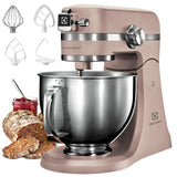 Electrolux Asistente de cocina modelo EKM5570, aparato de cocina con gancho amasador, protección contra salpicaduras, batidor de globos, tapa de fermentación, 1200 W, dos cuencos grandes de 2,9 litros