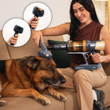 Cecotec Aspiradora Escoba sin Cable Conga Rockstar 10500 Solar AquaPet Flex. 780W, Máxima Potencia Succión 300AW, 100Mins Autonomía, Cepillo Hairless Antienredos, Tubo Flexible y Kit de Accesorios