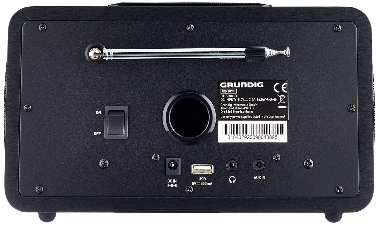 Grundig DTR 6000 X Negro
