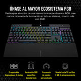 Corsair K70 PRO Teclado para Juegos con Cable Óptico-Mecánico RGB - Interruptores Lineales OPX - Teclados PBT Double-Shot - Compatible con iCUE - QWERTY ES - PC, Xbox - Negro