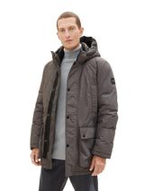 TOM TAILOR 1037347 Chaqueta, 13101-Buffer de Estructura Gris, XXL para Hombre