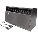Máquina de Karaoke Bluetooth RockJam Premium Performer de 100 vatios y Sistema de Megafonía con dos micrófonos de Karaoke