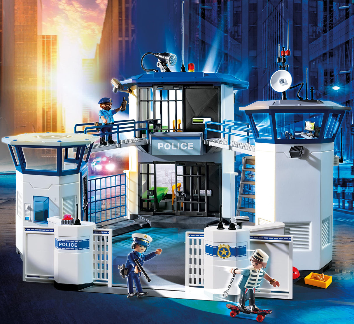 PLAYMOBIL 6872 – Policía de Central de Comando con prisión